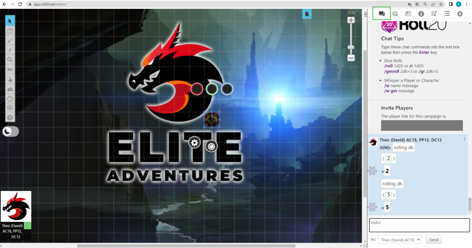 Basic Roll20 Setup For New Players Elite Adventures