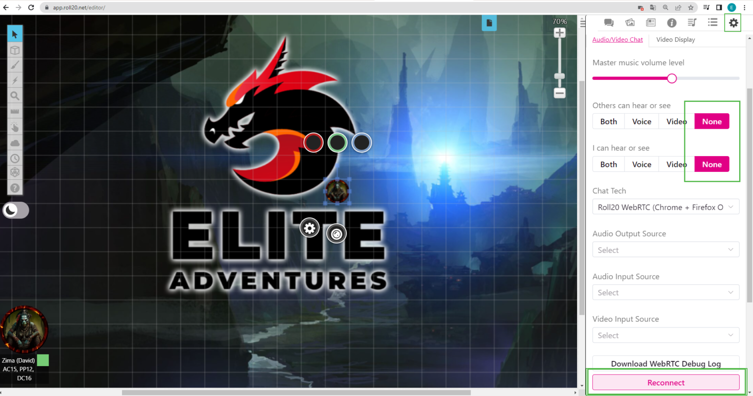 Basic Roll20 Setup For New Players Elite Adventures